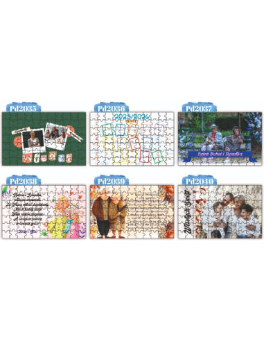 Puzzle z własnym nadrukiem – personalizacja  Prezent  Dzień Babci Dziadka