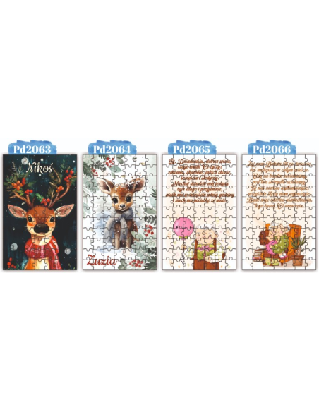 Puzzle z własnym nadrukiem – personalizacja  Prezent  Dzień Babci Dziadka