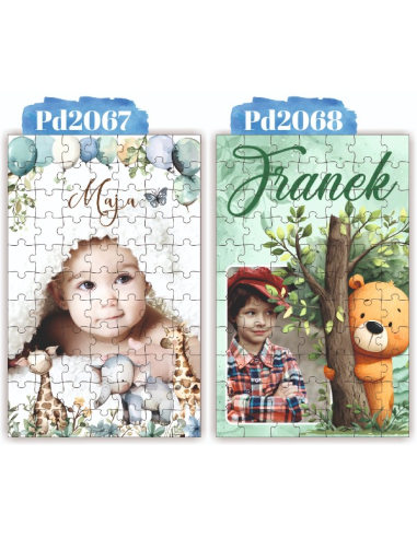 Puzzle z własnym nadrukiem – personalizacja  Prezent  Dzień Babci Dziadka
