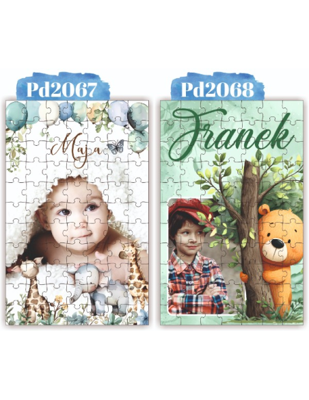 Puzzle z własnym nadrukiem – personalizacja  Prezent  Dzień Babci Dziadka