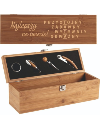 Zestaw Upominkowy DO WINA Prezent Z Twoim Projektem GRAFIKĄ