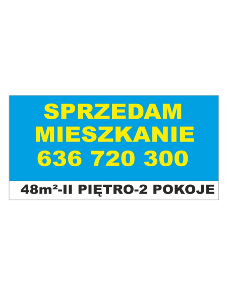 Baner Sprzedam Dom Mieszkanie Działkę – Gotowe Banery