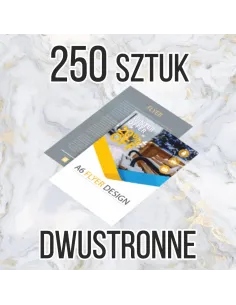 Ulotki Dl 1/3a4 250 – 1/3a4 250 sztuk + Projekt Reklamowy