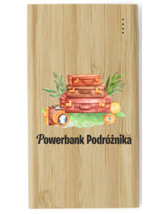 Power bank 8000 mAh z personalizowanym nadrukiem UV twoje imię, logo 25 szt