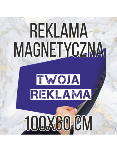 Naklejki Magnetyczne Reklama Magnetyczna 100x60 Magnes