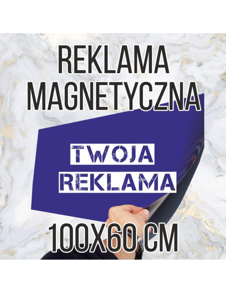 Naklejki Magnetyczne Reklama Magnetyczna 100x60 Magnes