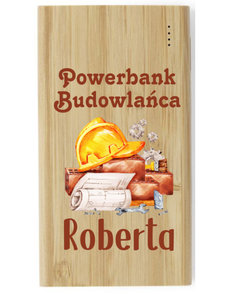 Power bank 8000 mAh personalizowany trwały NADRUK UV Prezent 50 szt 