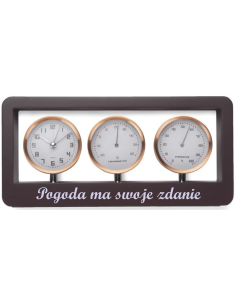 Stacja pogodowa twój personalizowany nadruk UV na prezent TWÓJ TEKST