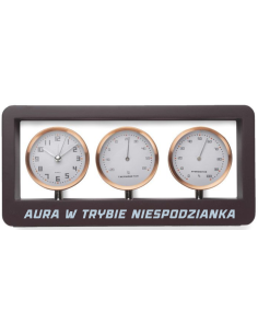 Idealny Prezent STACJA POGODY na baterie z nadrukiem UV napis decykacja