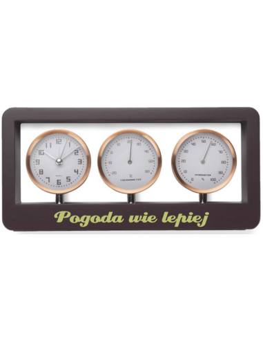 Stacja pogody Zegar z funkcją budzika z twoim nadrukiem UV różne wzory