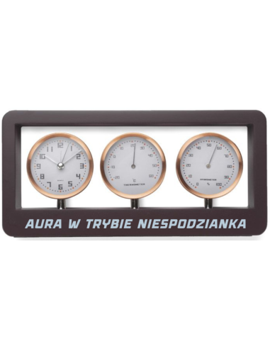 STACJA POGODY gadżet do domu prezent z twoim nadrukiem tekstem logo