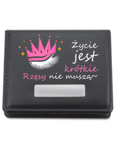 Upominek z nadrukiem UV karteczki samoprzylepne DLA STYLISTKI RZĘS
