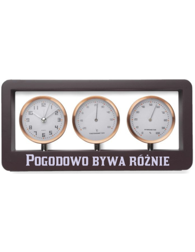 STACJA POGODY gadżet do domu prezent z twoim nadrukiem tekstem logo