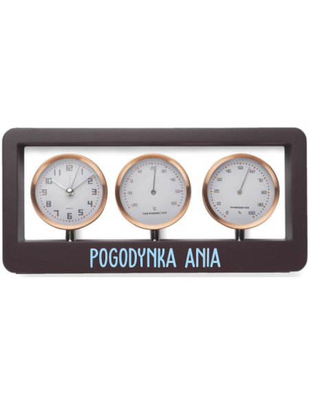 Stacja pogody z TWOIM LOGO nadrukiem UV dowolny wzór napis imię