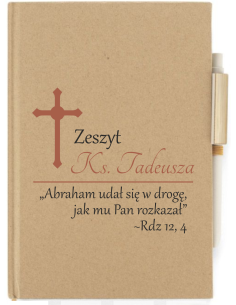 Notes A5 KOLOROWY NADRUK planer prezent dla księdza duży wybór notatnik