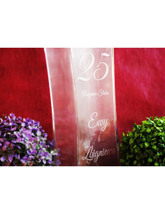 Wazon – Dla Rodziców Duży Elegancki Nadrukiem Dedykacją