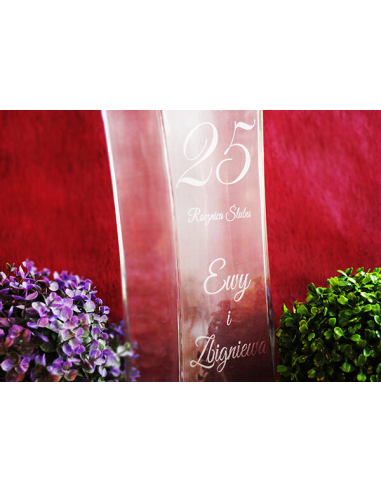 Wazon – Dla Rodziców Duży Elegancki Nadrukiem Dedykacją