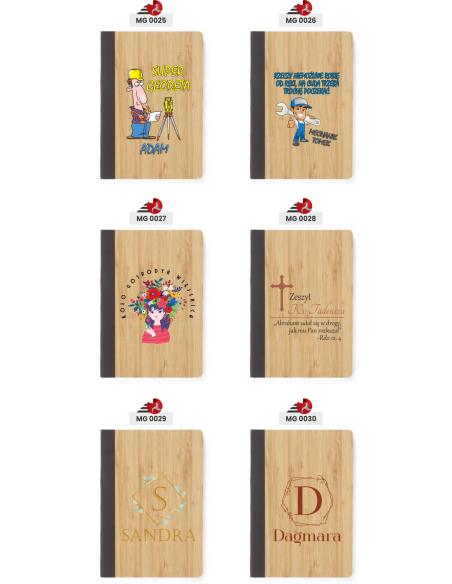 Notatnik notes A5 DLA TATY z nadrukiem UV personalizowany prezent