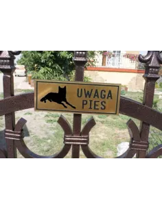 Tabliczka – Tabliczka Ostrzegawcza Grawerowana Laminatu