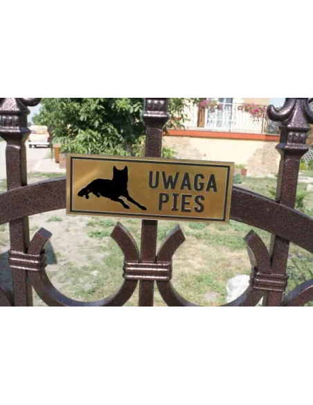 Tabliczka – Tabliczka Ostrzegawcza Grawerowana Laminatu