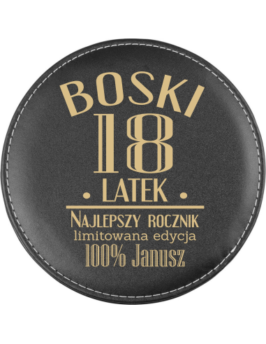 Personalizowane akcesoria do wina PREZENT NA 18-STKE Twoje imię 