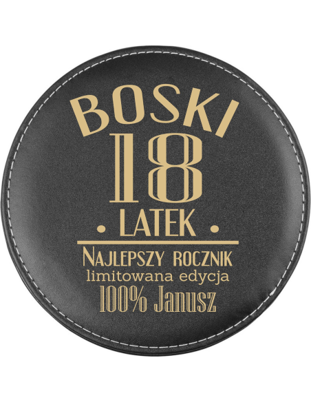 Personalizowane akcesoria do wina PREZENT NA 18-STKE Twoje imię 