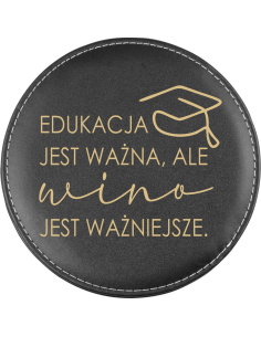 Zestaw do wina Personalizowany grawer PREZENT DLA STUDENTA dla chłopaka 