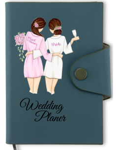 Notes A6 PERSONALIZOWANY PREZENT kolorowy nadruk UV wedding PLANNER ślub