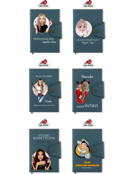 Notes A6 PERSONALIZOWANY PREZENT kolorowy nadruk UV wedding PLANNER ślub