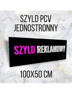 Tablica Reklamowa 100x50 – Szyld PCV 100x50 Jednostronna