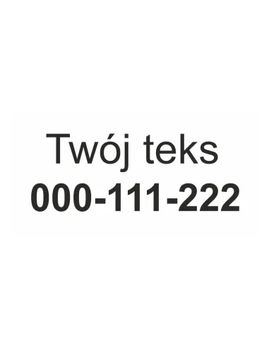 Magnes na Samochód Sprzedam Zamienię Auto 2szt z Nadrukiem