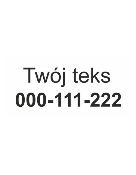 Magnes na Samochód Sprzedam Zamienię Auto 2szt z Nadrukiem