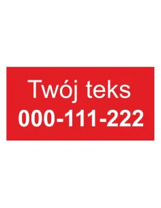 Magnes na Samochód 2szt Sprzedam Zamienię Auto z Nadrukiem