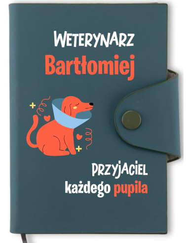 Notes A6 PERSONALIZOWANY PREZENT kolorowy nadruk UV wedding PLANNER ślub