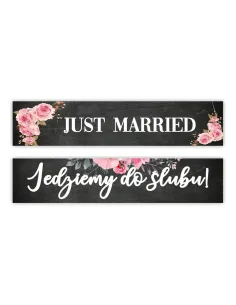 Tablica Ślubna Dekoracyjna Rejestracyjna Auta Imieniem