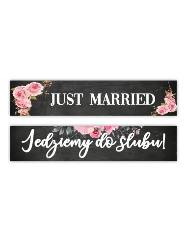 Tablica Ślubna Dekoracyjna Rejestracyjna Auta Imieniem