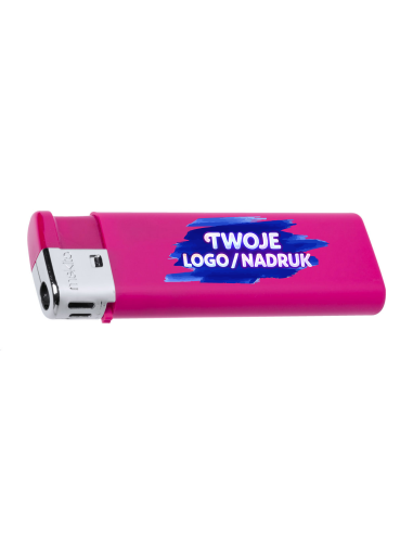 Plastikowa zapalniczka indywidualny nadruk UV TWOIM LOGO NAPISEM 50 szt