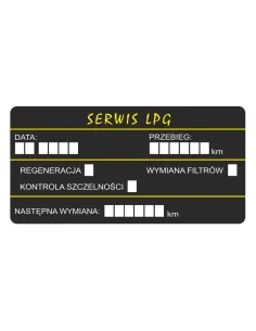 Naklejki 100 szt – Serwis LPG 100 szt Personalizowany