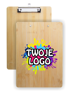 Bambusowa Podkładka A4 REKLAMOWA Twój nadruk UV logo grafika 200szt