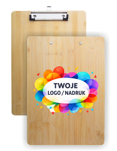 Podkładka na dokumenty z indywidualnym nadrukiem UV TWOIM LOGO NAPISEM 50 szt