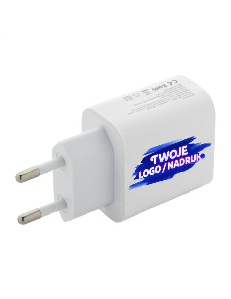 Ładowarka USB 100 szt z Twoim nadrukiem UV logo grafika gadżet reklamowy