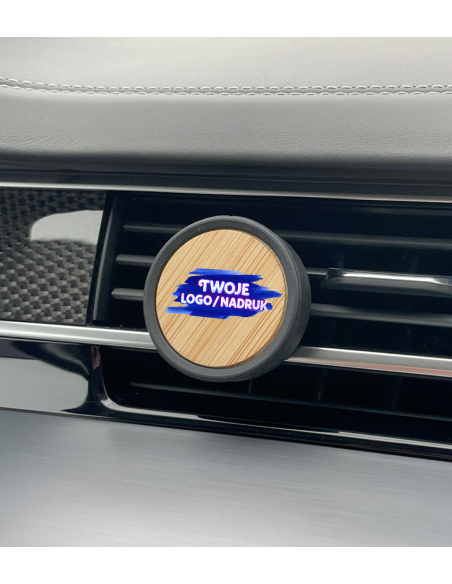 REKLAMOWY odświeżacz powietrza 50 SZT Twój nadruk UV logo grafika