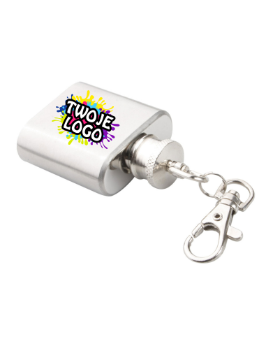 Mini metalowy brelok 100 szt Gadżety firmowe z logo Profesjonalny nadruk UV
