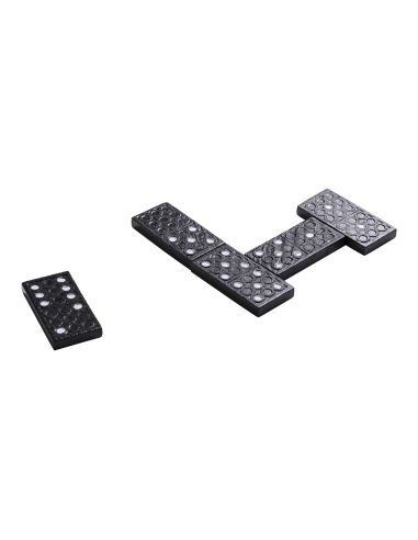 Drewniane domino w pudełku 200 szt Gadżety z logo firmy nadruk UV
