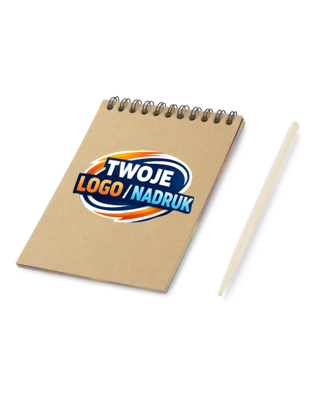 Notes zdrapywanka A6 50 szt Reklamowe gadżety firmowe z nadrukiem UV