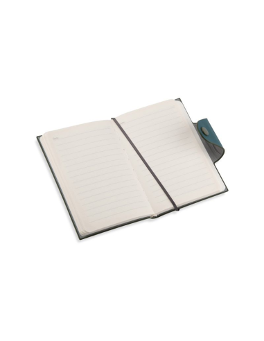 Notes A6 zamykany na zatrzask 100 szt Gadżety firmowe z logo nadrukiem UV