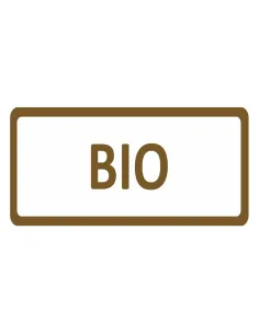 Naklejki z Nadrukiem Śmieci Kosz Pojemnik Odpady Bio