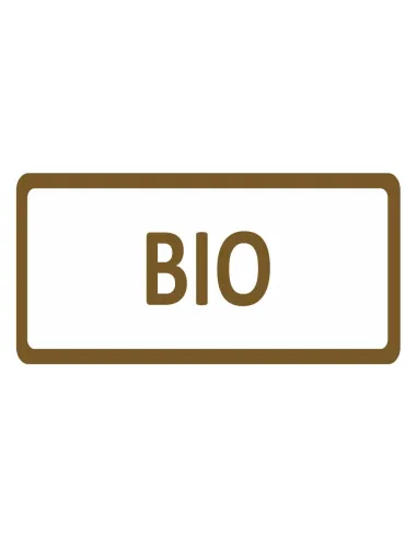 Naklejki z Nadrukiem Śmieci Kosz Pojemnik Odpady Bio