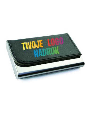 Elegancki wizytownik 100 szt Gadżety firmowe z logo nadrukiem UV