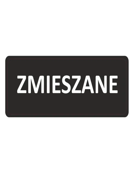 Naklejki Śmieci na Kosz Pojemnik Odpady Bio z Nadrukiem